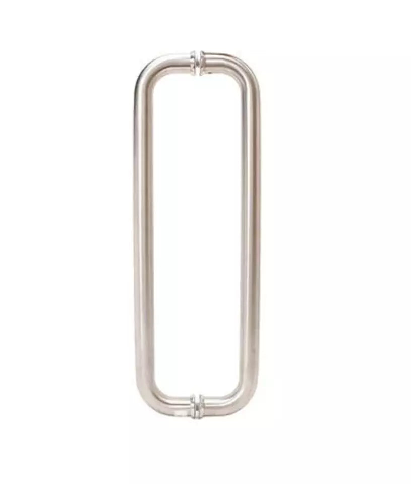 19 mm D Pull Handles Back To Back Satin Stainless Steel - Various Sizes