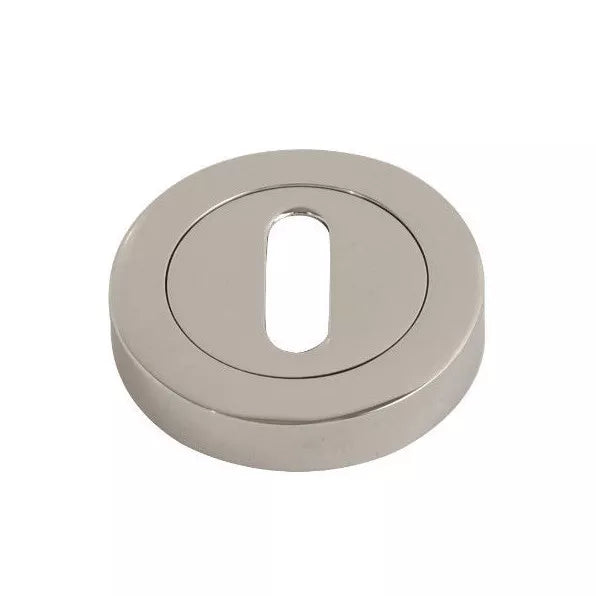 Chrome or Brass Escutcheon - Euro Profile or Keyhole Profile Escutcheon