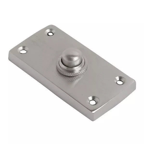 Door Bell Push Button Chrome, Brass, Satin Chrome, Black Antique Bell Push