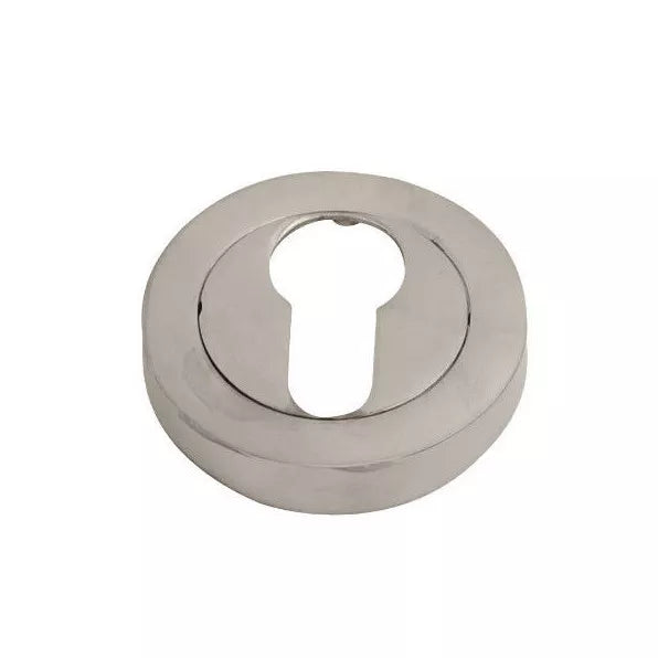 Chrome or Brass Escutcheon - Euro Profile or Keyhole Profile Escutcheon