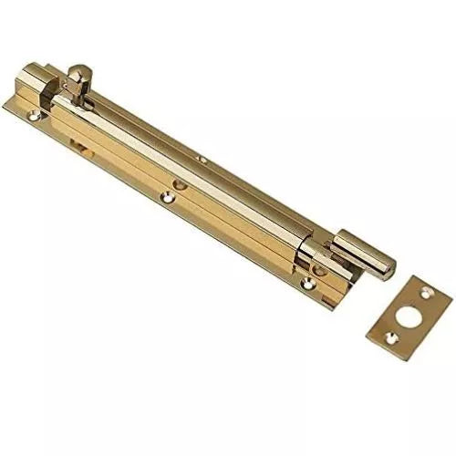 Barrel Bolt Necked 200mm x 38mm (8 x 1. 1/2 Inch) Brass