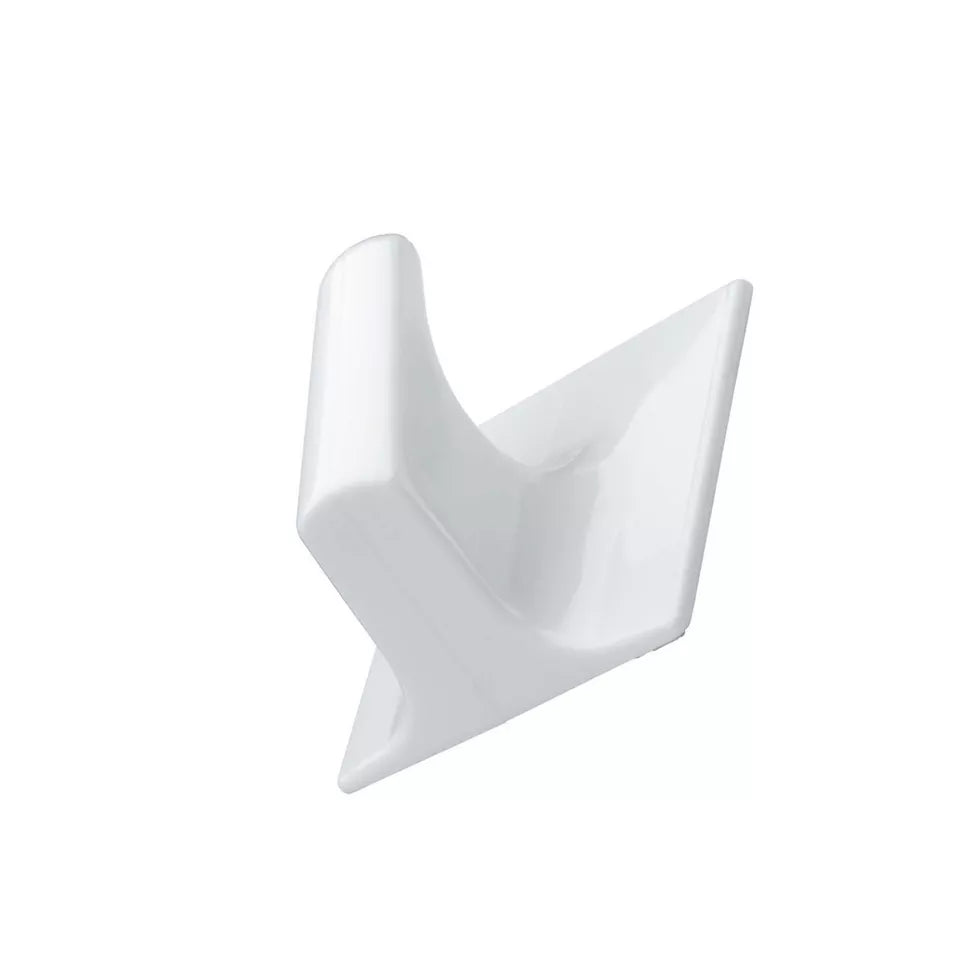 Self Adhesive Hooks Large Square 50mm x 50mm White Fort Fasteners
