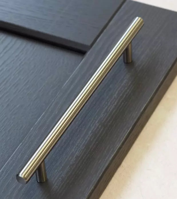 Kitchen T Bar Large Satin Stainless Steel Cabinet Pull Handles Cupboard Drawer