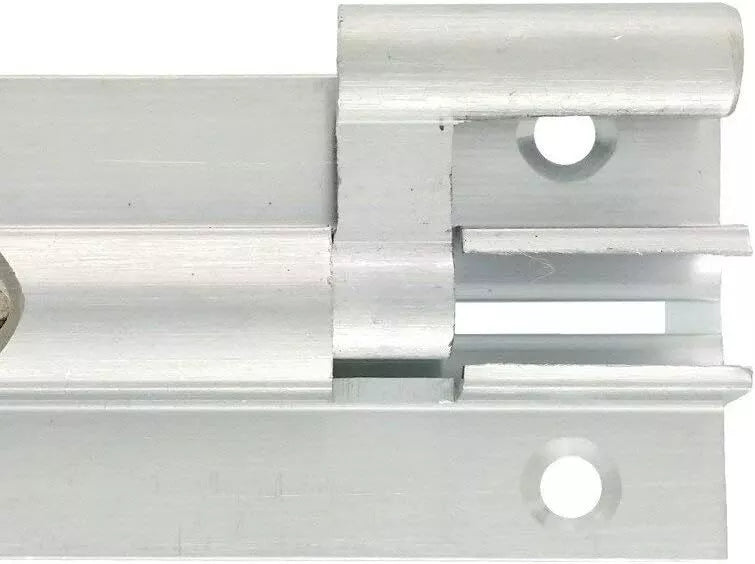Barrel Bolt Necked 150mm x 32mm (6 x 1. 1/4 Inch) Satin Chrome
