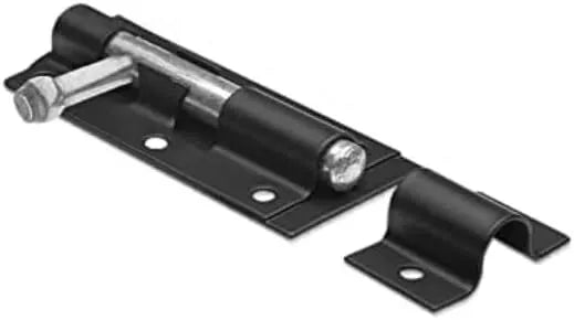 Steel Sliding Tower Door Bolt 75mm x 40mm (3 Inch) Black