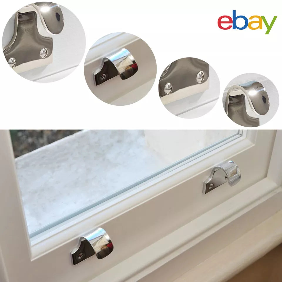 Window Sash Lift Finger Pull Slide Grip Handle Style