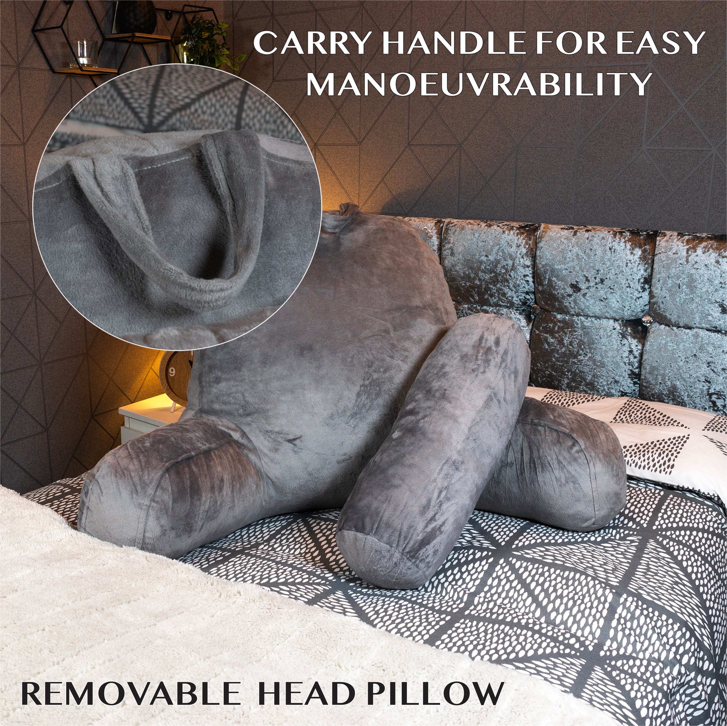 Reading Pillow with Head Rest and Back Support - VG884E