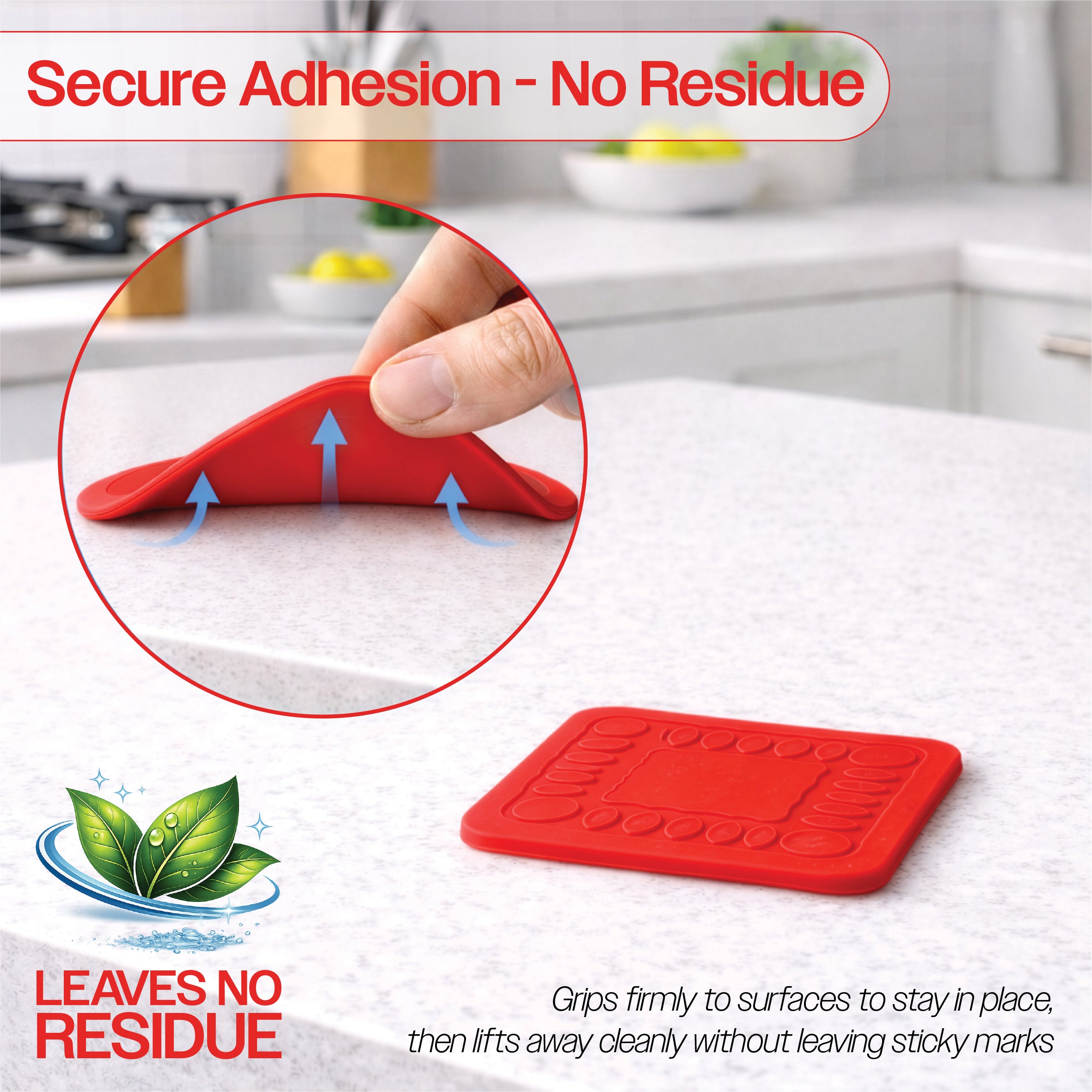 Non Slip Silicone Coaster - VM989CR