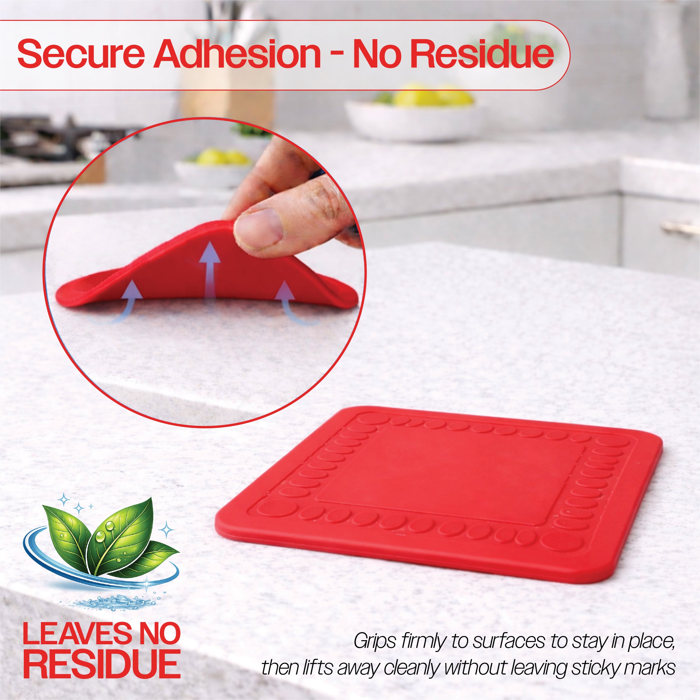 Non Slip Silicone Coaster - VM990BR