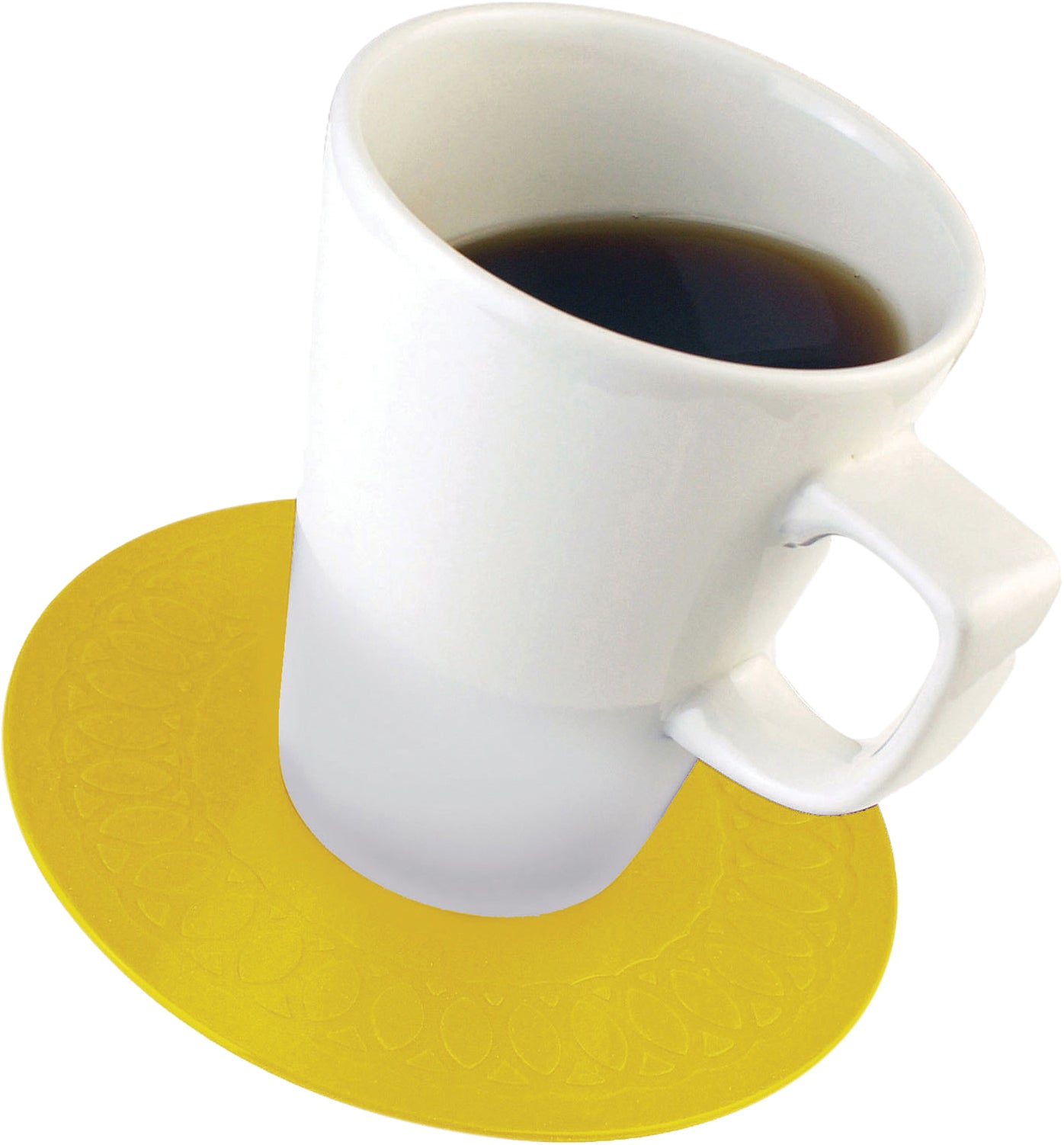 Tenura Silicone Rubber Anti Slip Circular Mat/Coaster 14 cm - VM990Y
