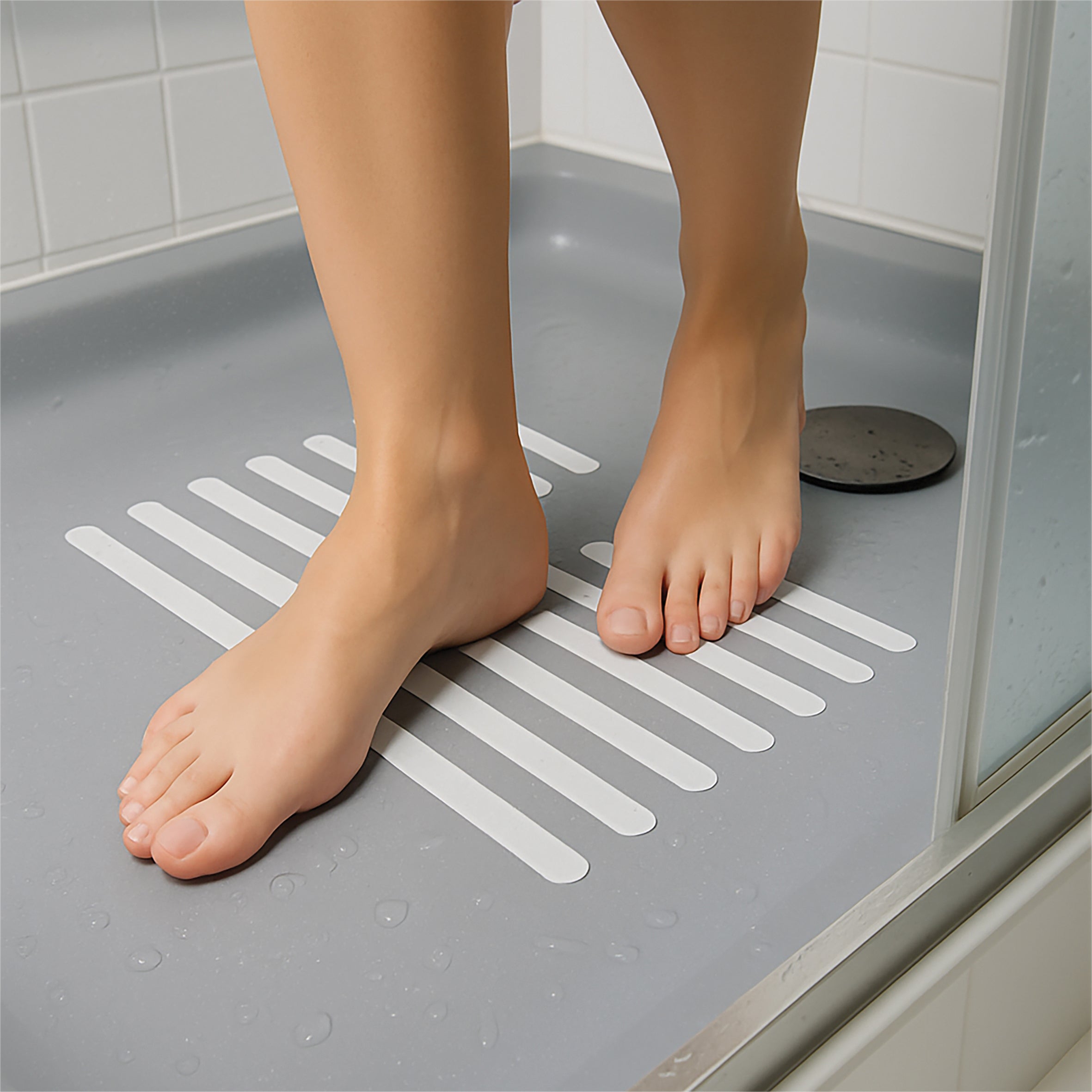 Non-Slip Safety Strips White 20pcs - VM995BA