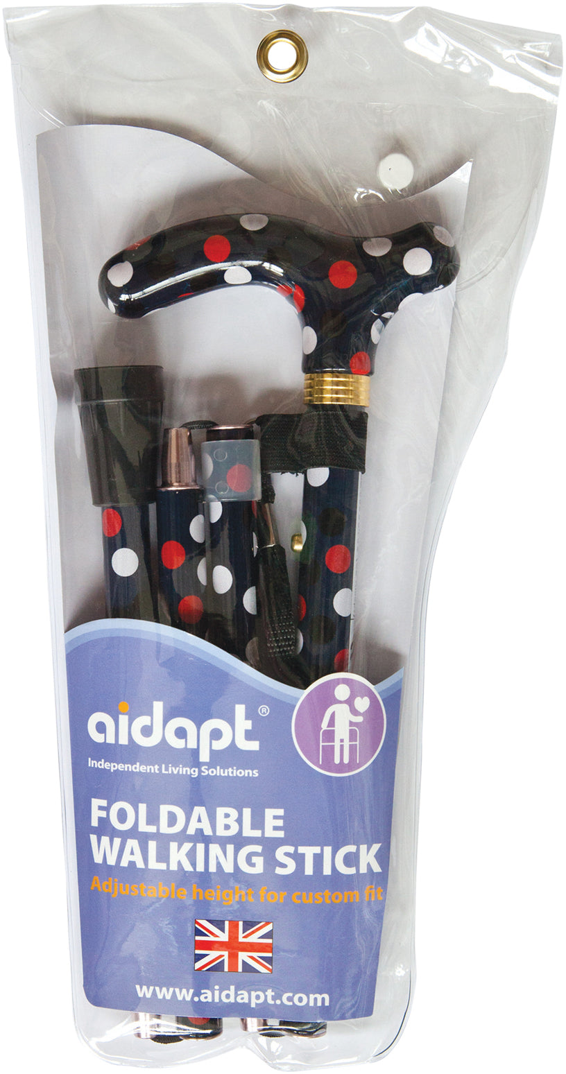 Deluxe Folding Walking Cane - VP155TJ