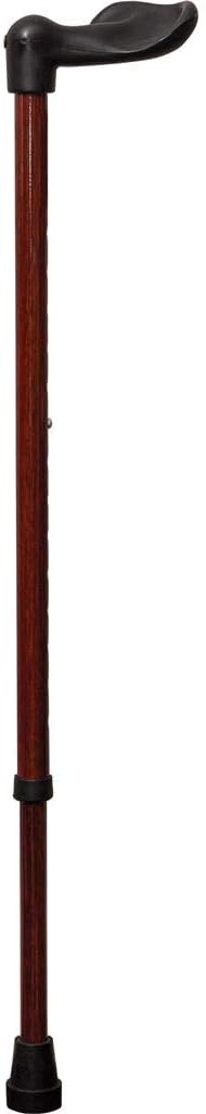Aidapt Left Handed Adjustable Lightweight Walking Stick Black - VP155KRA