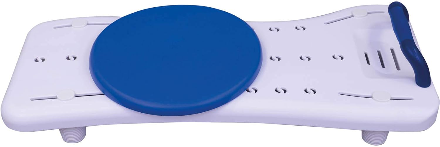 Aidapt Adjustable Bath Transfer Board With Grab Handle & Turntable - VR110T