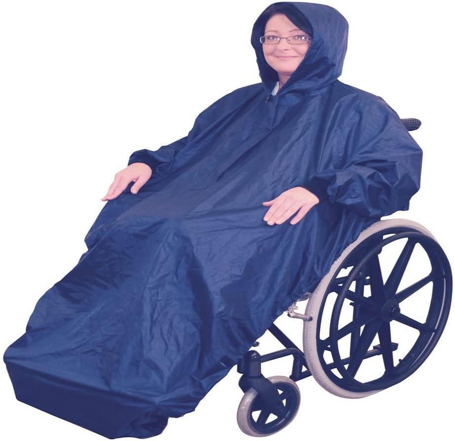 Fleece Lined Wheelchair Mac with Sleeves - VA127ST