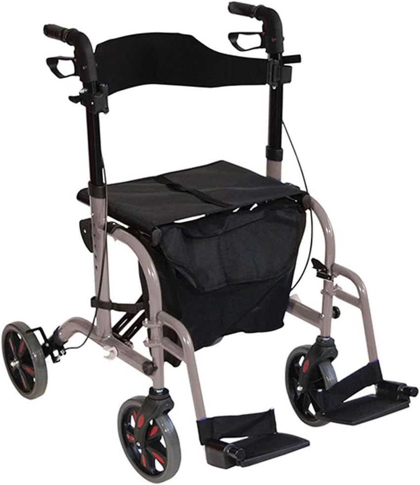 Duo Deluxe Rollator and Transit Chair in One