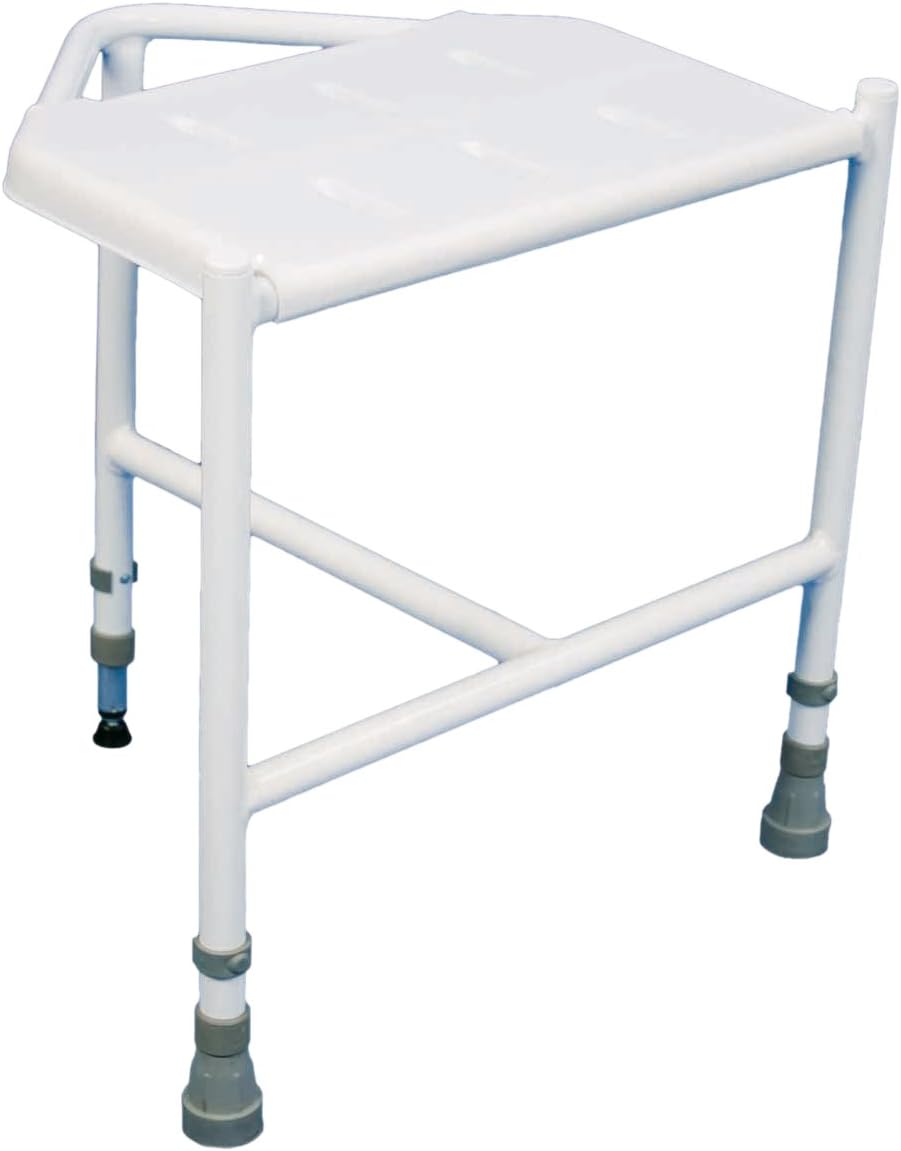 Pembury Height Adjustable Corner Shower Stool - VB636
