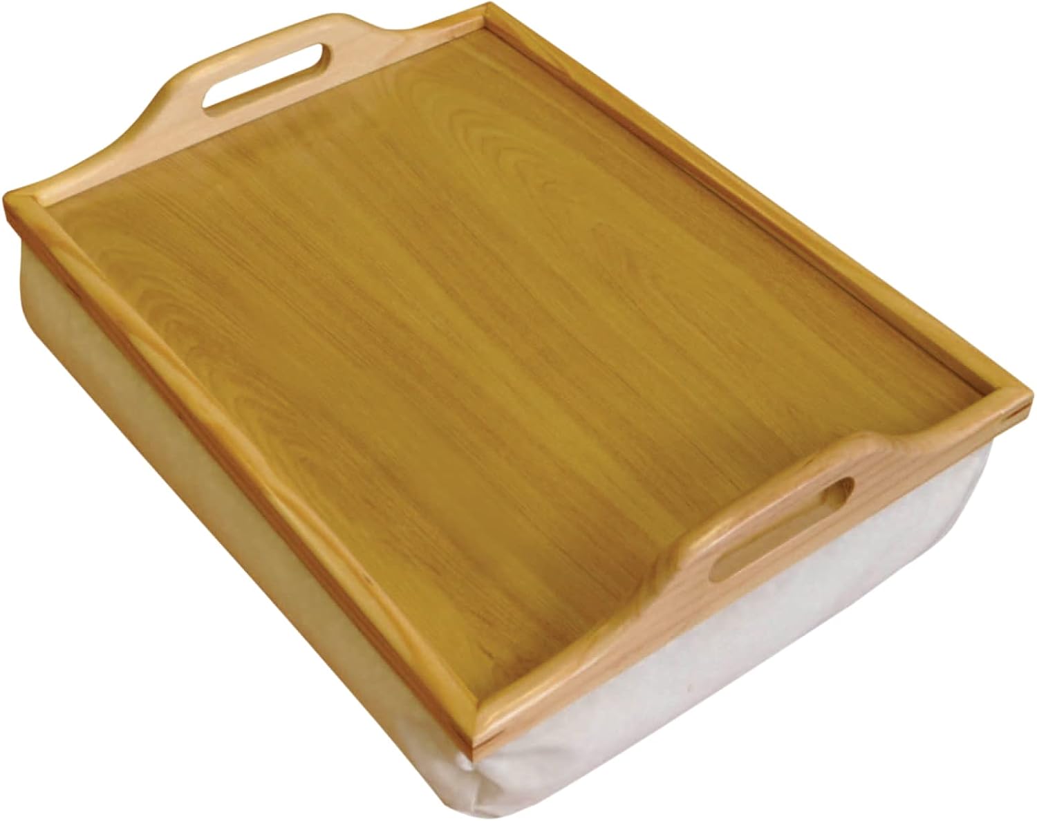 Wooden Lap Tray with Cushion
