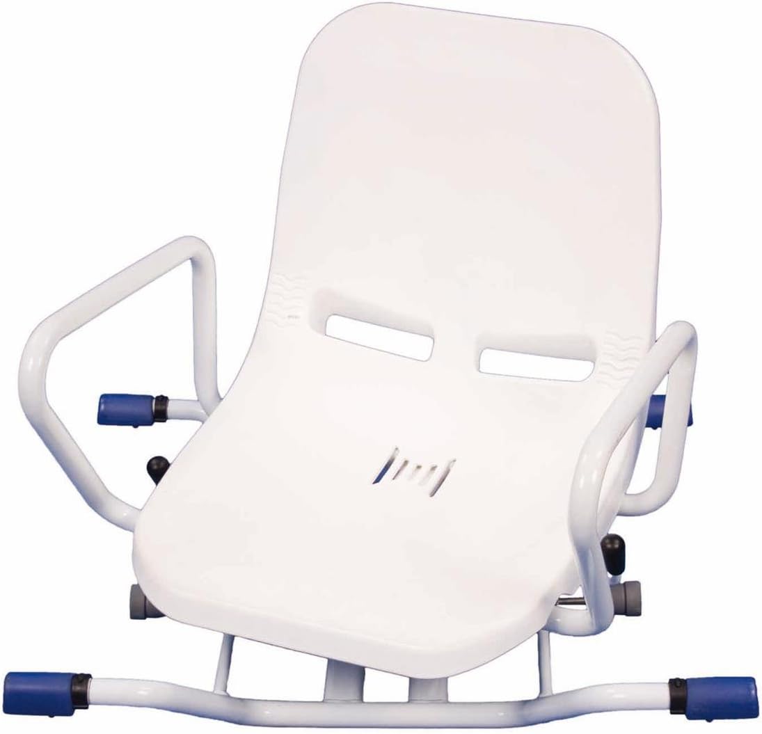 Aidapt Rotating Swivelling Bath Seat Transfer Chair White - VR130