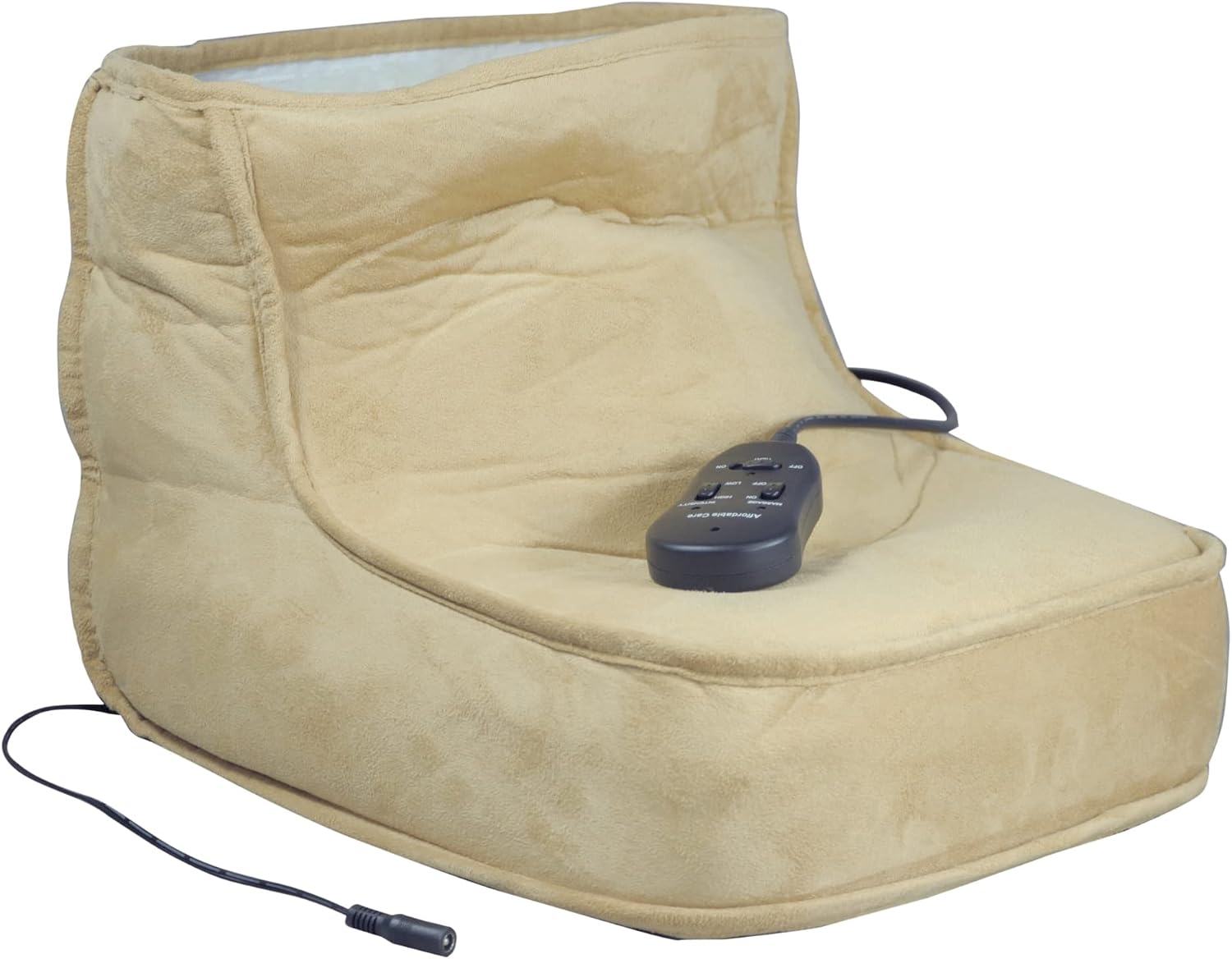 Aidapt Electric Dual Speed Soft Massaging Foot Boot with Heat