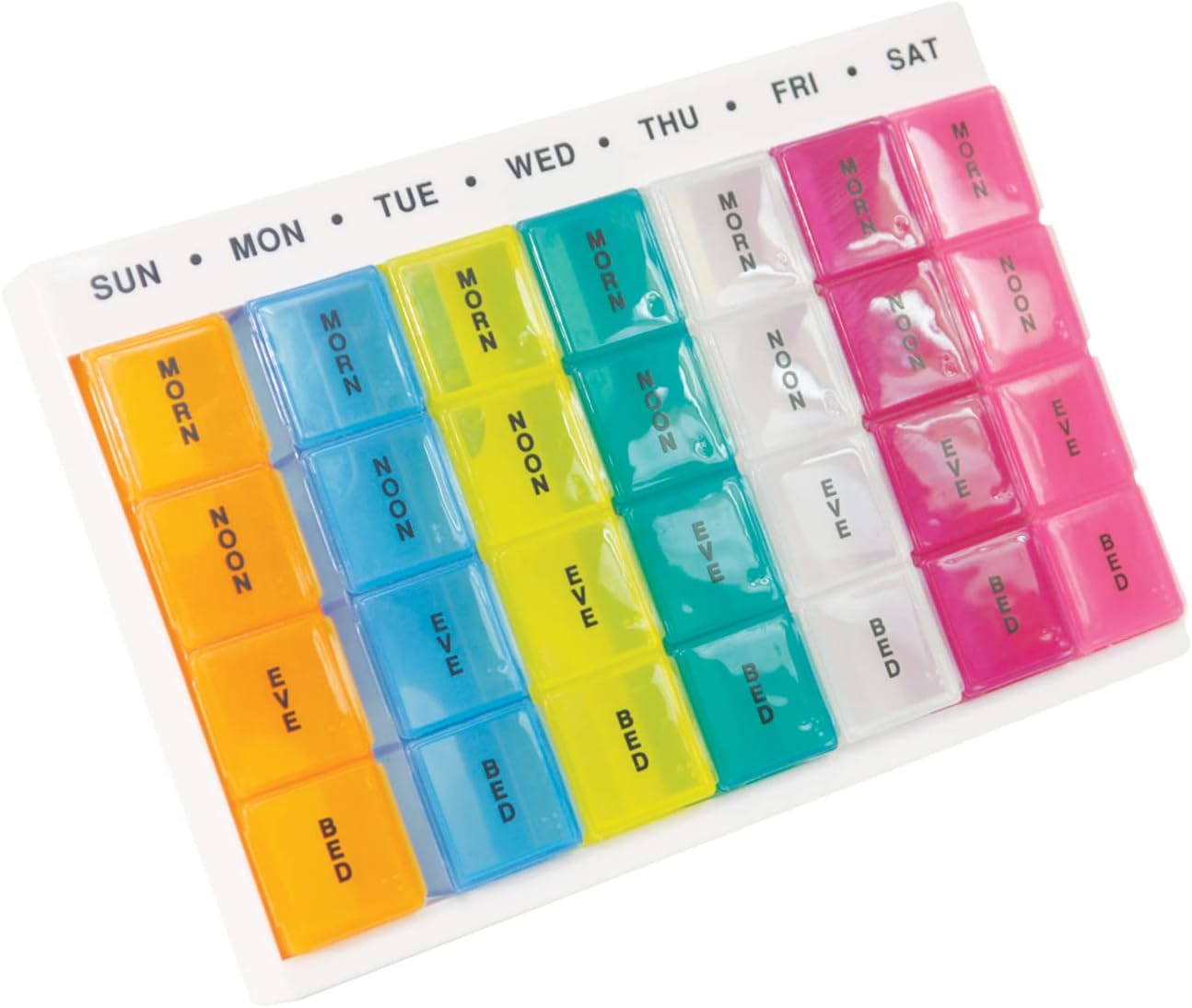Colourful Week Day Multi Pill Dispenser - VM931AD