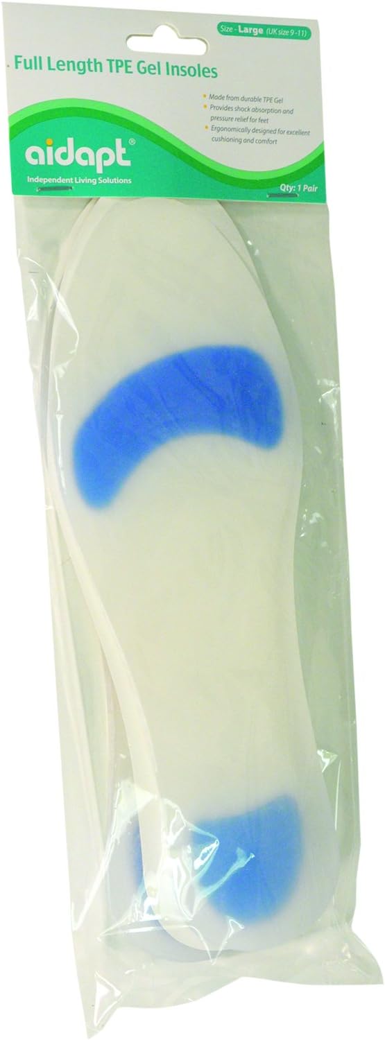 TPE Gel Insoles with Arch Support for Foot Pain - VM949AAF