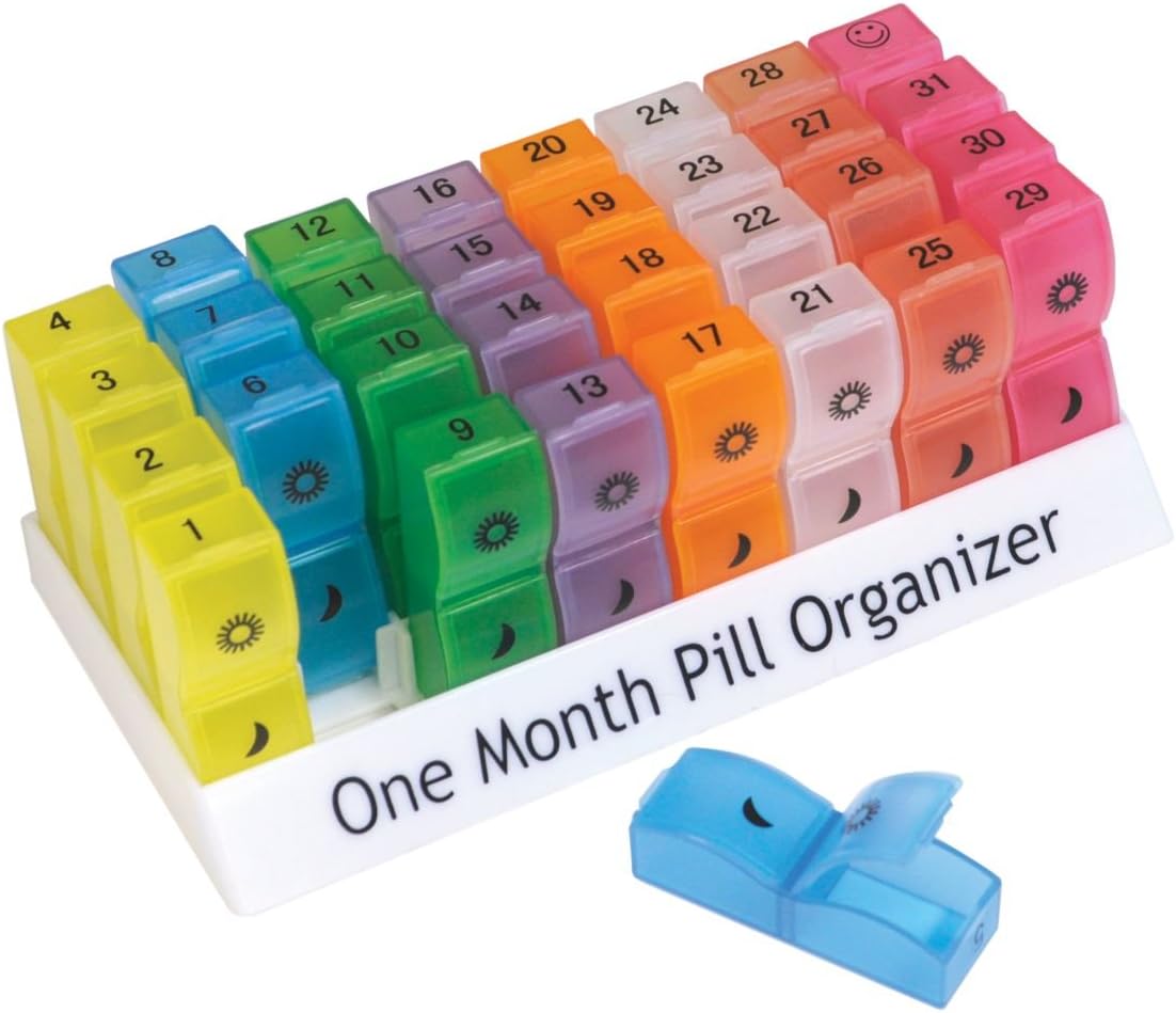 Colourful One Month Pill Organiser - VM931AC