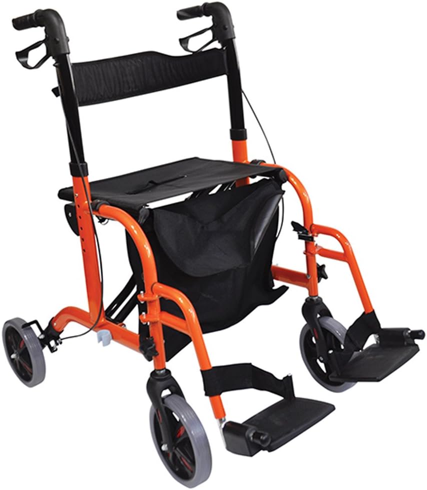 Duo Deluxe Rollator and Transit Chair in One