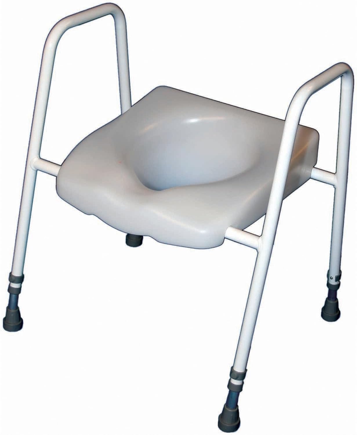 Aidapt Height Adjustable Raised Over Toilet Seat With Arm Supports - VR219