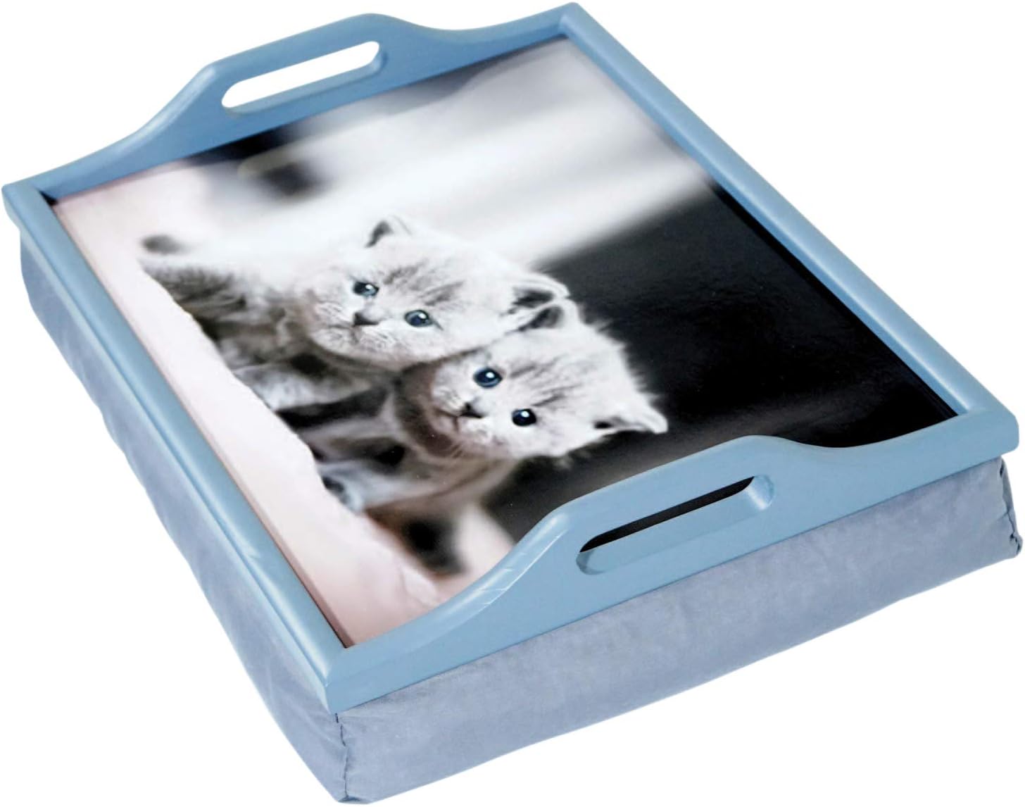 Wooden Lap Tray with Cushion