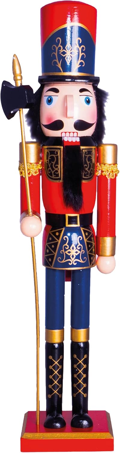 St Helens Home & Garden Nutcracker With Sceptre Christmas Decoration 60cm - GH982D