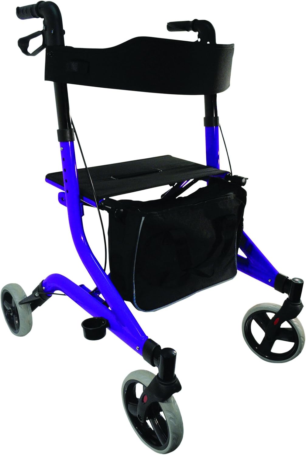 Deluxe Ultra Lightweight Folding 4 Wheeled Rollator