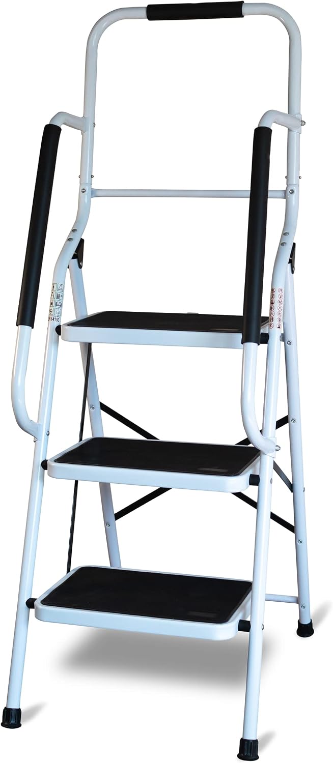 Step Stool with Handrail
