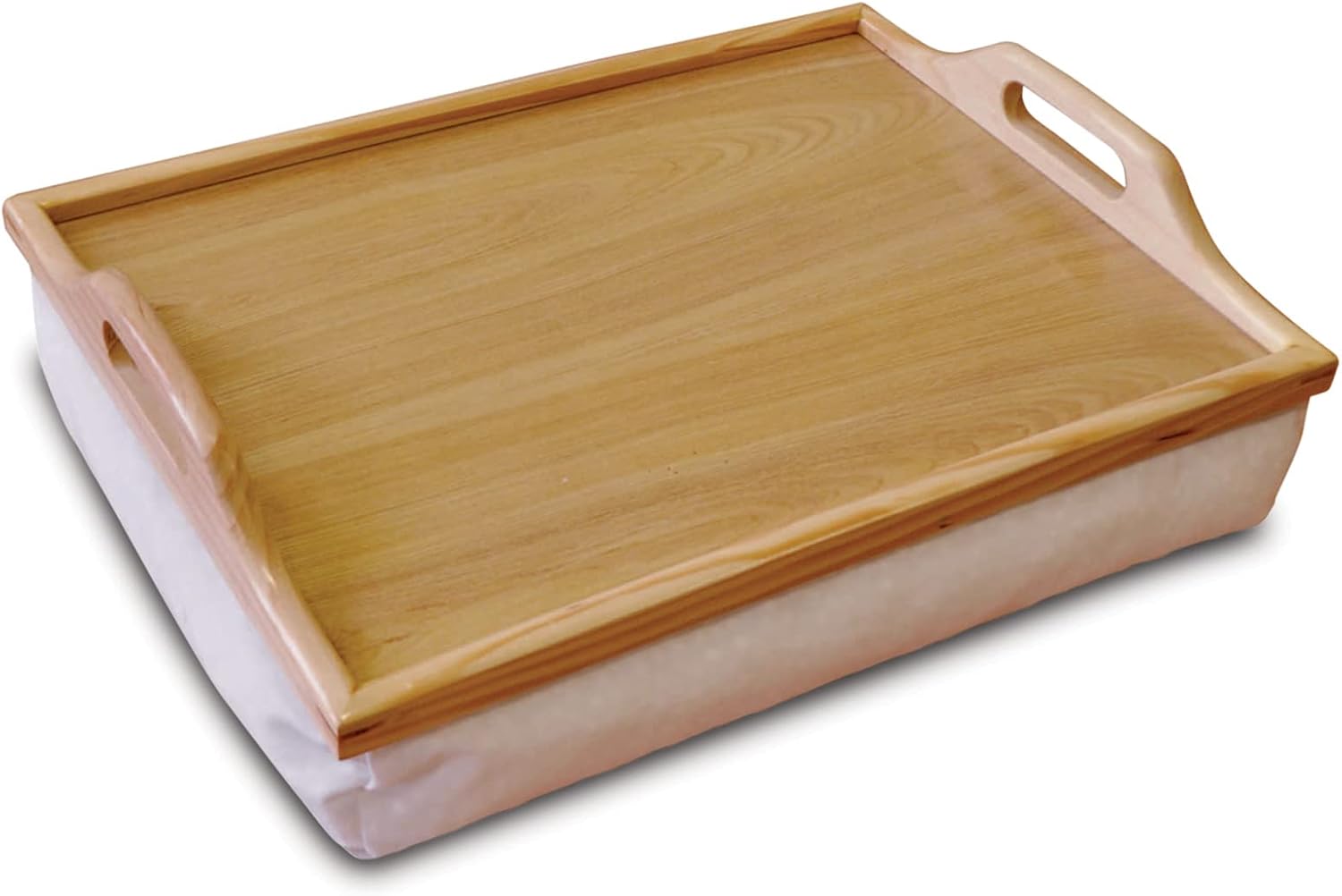 Wooden Lap Tray with Cushion