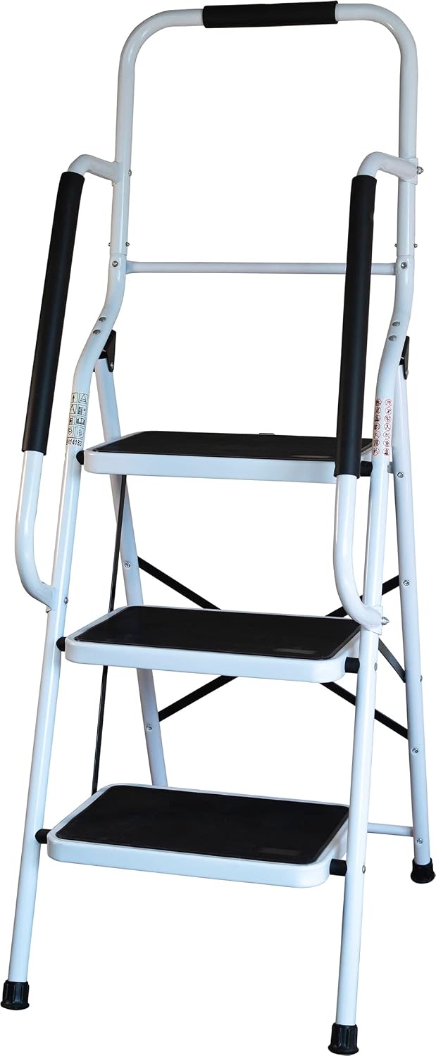 Step Stool with Handrail