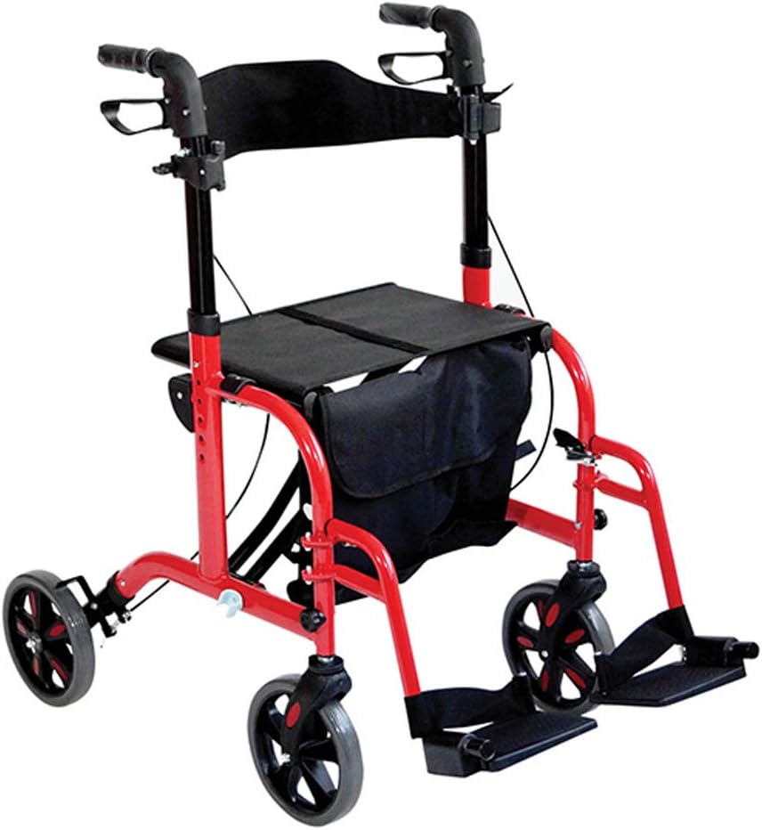 Duo Deluxe Rollator and Transit Chair in One