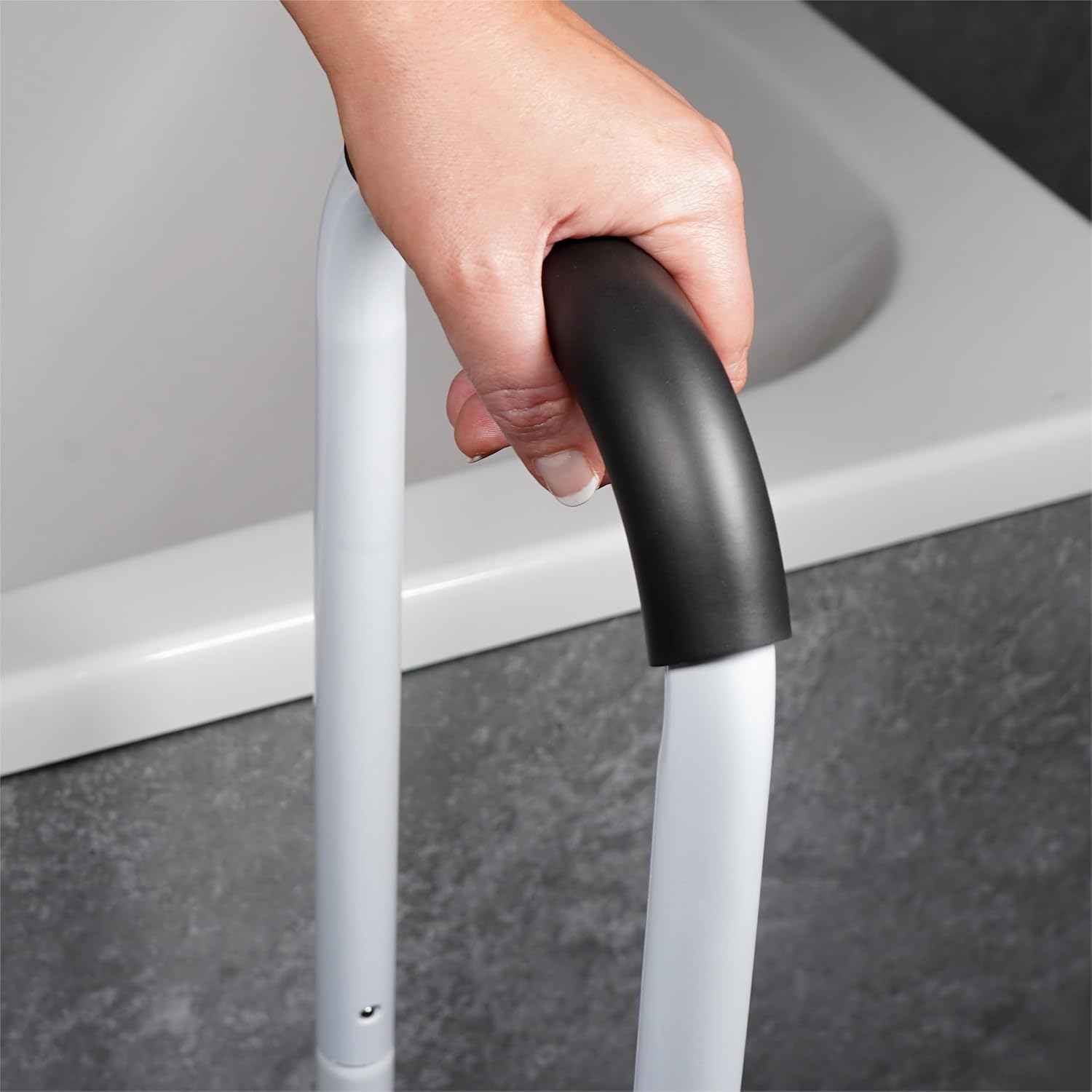 Step Stool with Handrail