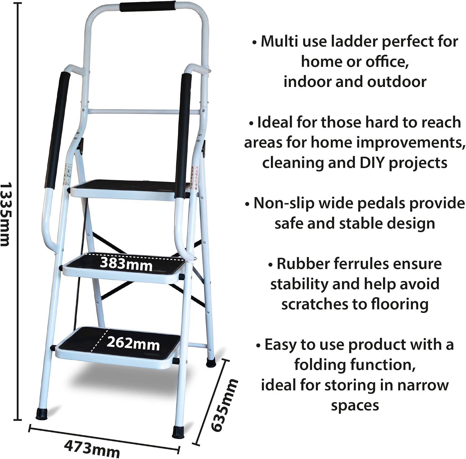 Step Stool with Handrail