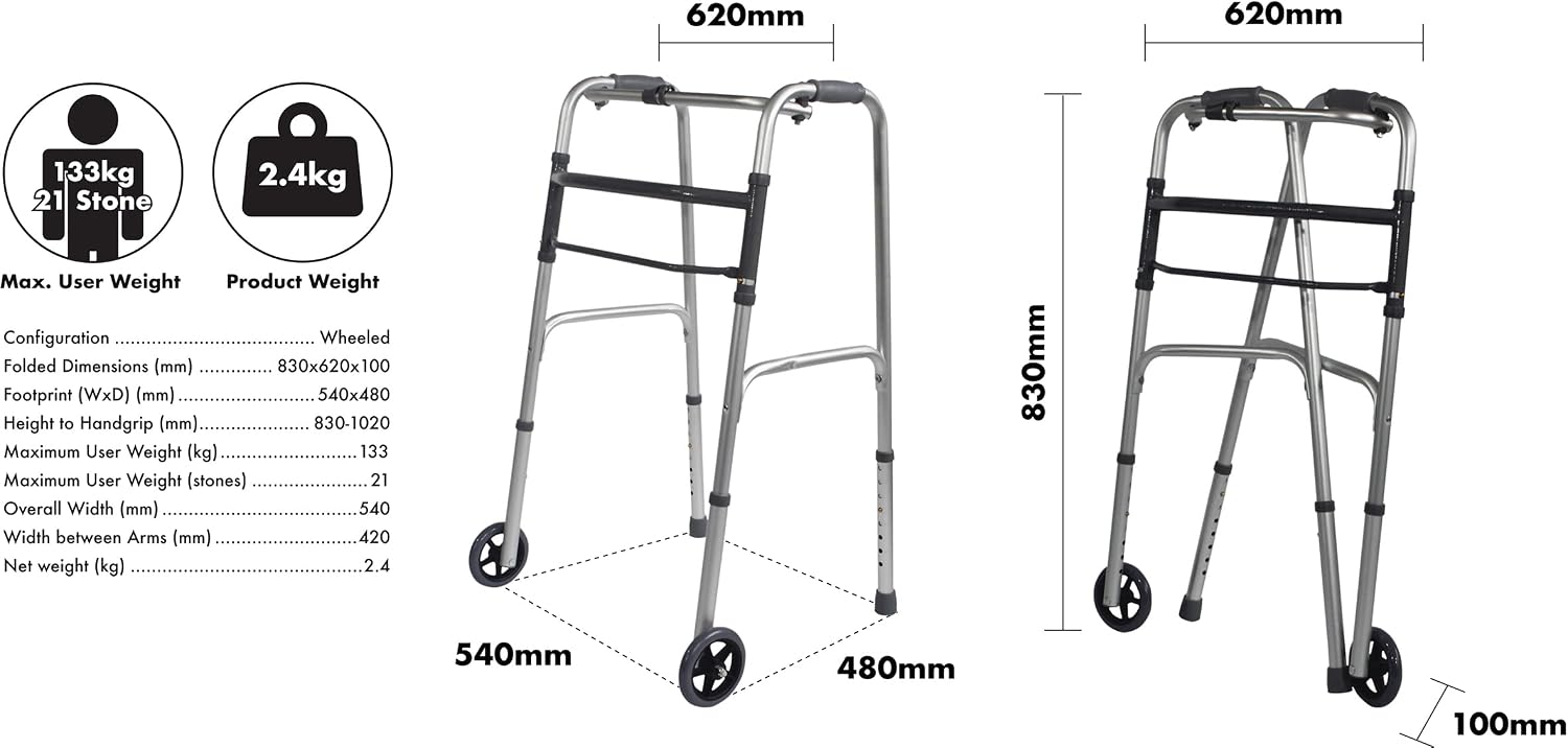 Folding Walking Frame - VP129F
