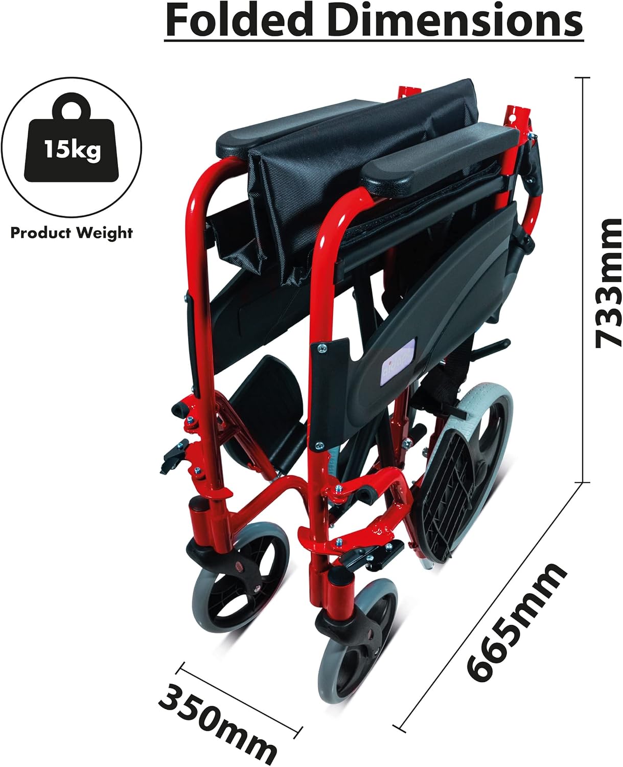 Compact Transport Aluminium Wheelchair - VA170