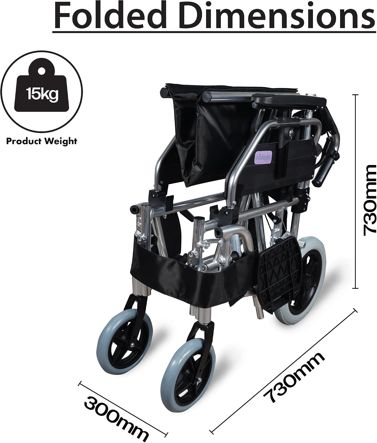 The York Attendant Propelled Transit Chair - VA173