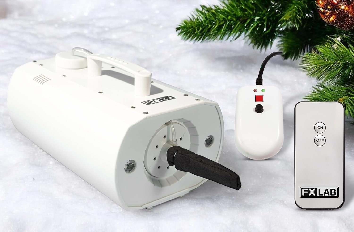 Artificial Snow Machine With Coloured LED Lights Remote Control - G002GSS