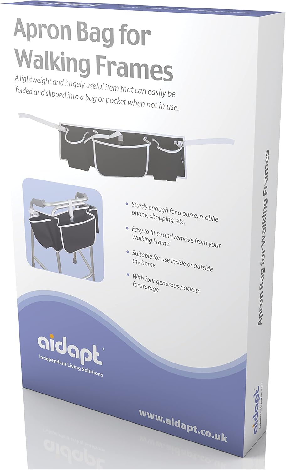 Aidapt Walking Frame Apron Bag With 4 Large Pockets - VP179T