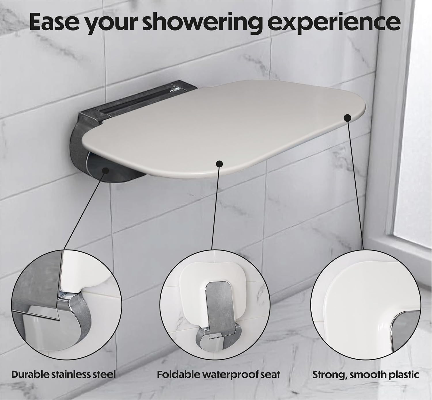 Wall Mounted Shower Seat - VB545A