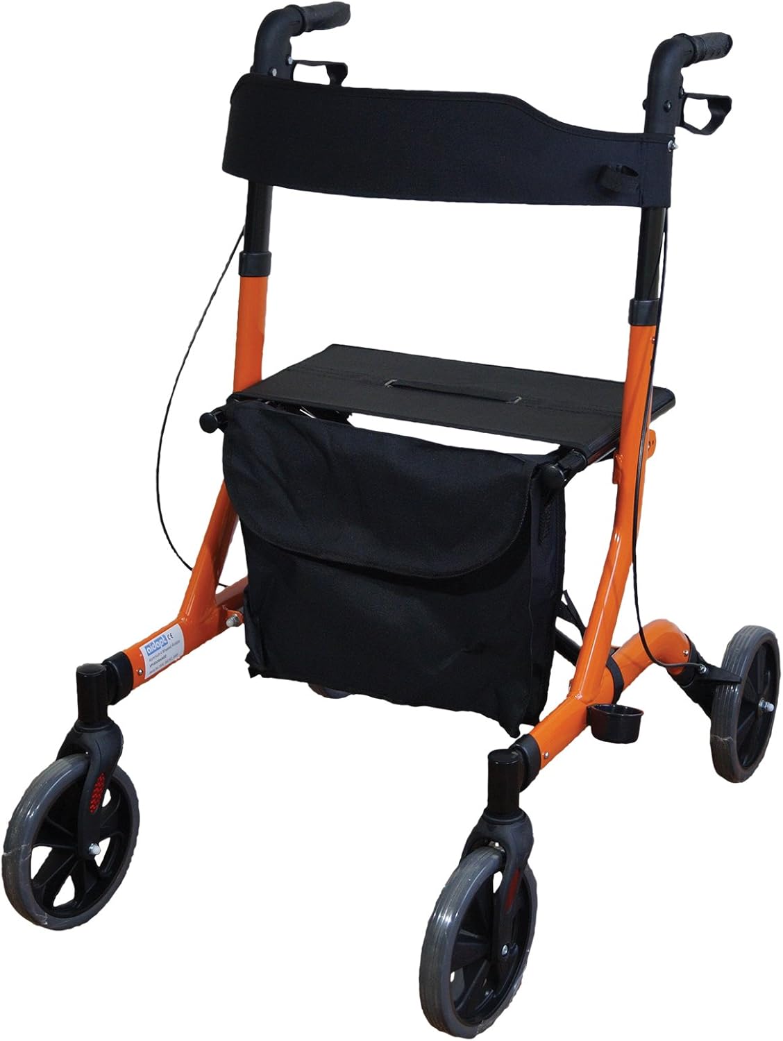 Deluxe Ultra Lightweight Folding 4 Wheeled Rollator