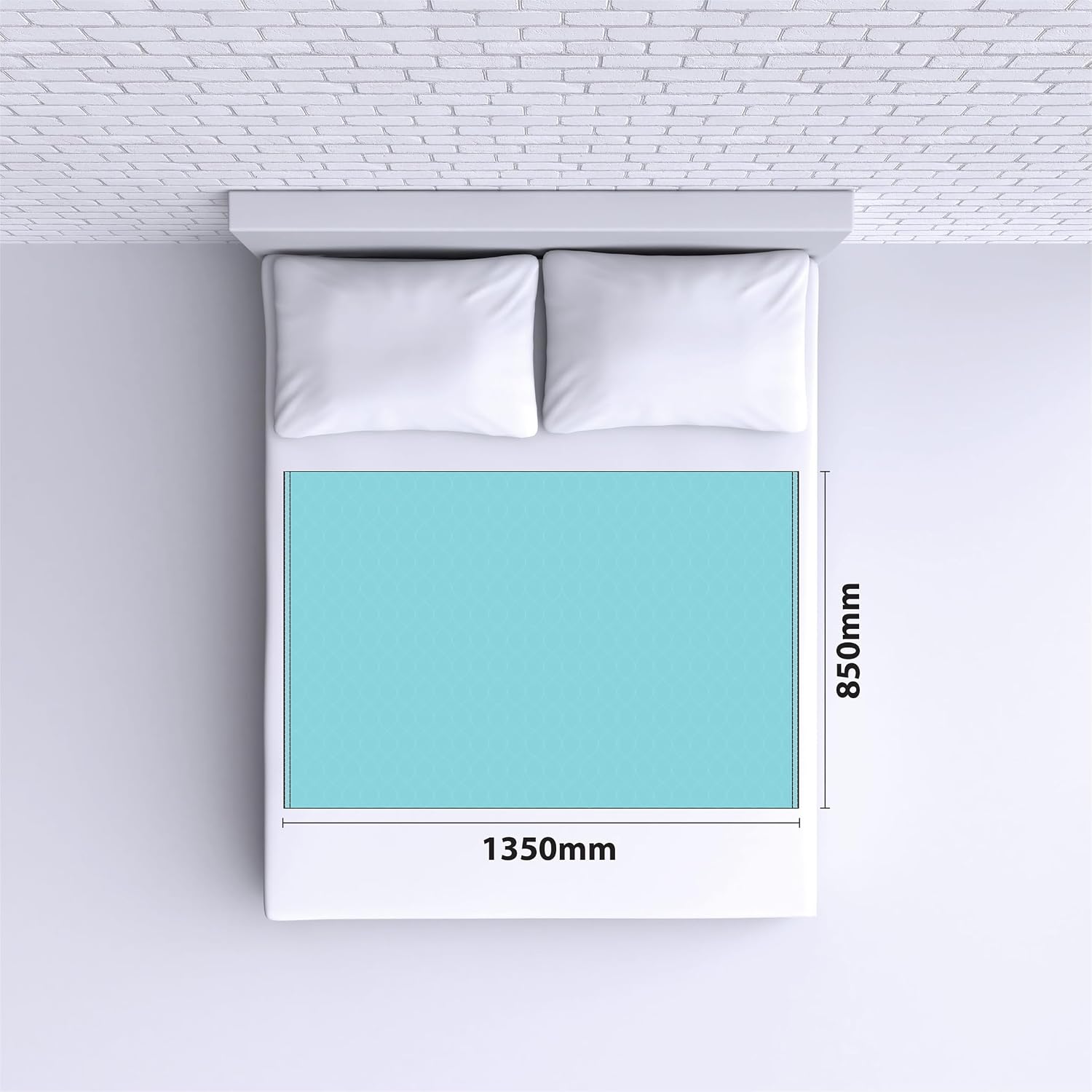 Washable Incontinence Bed Pads - Pack of 2
