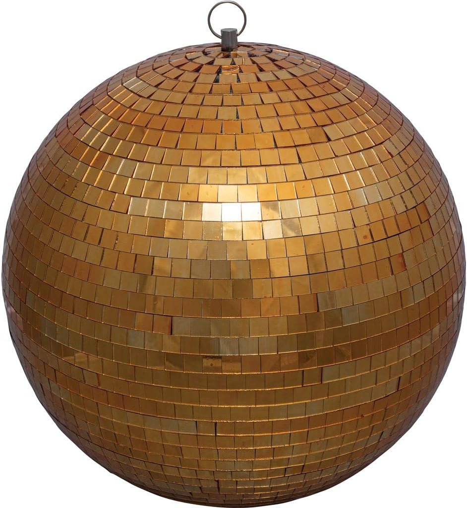 FX Lab Rose Gold Mirror Ball 12 Inch Disco Decoration - G007RA