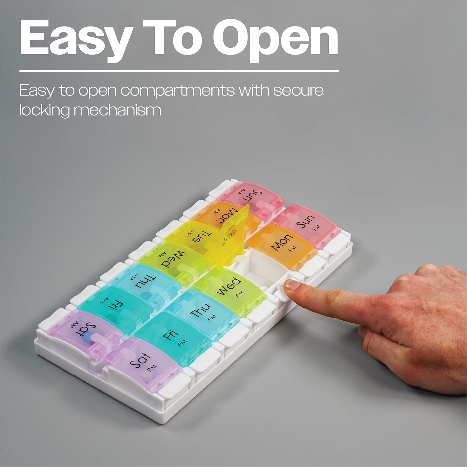 Push Button Pill Box AM/PM - VM931AE