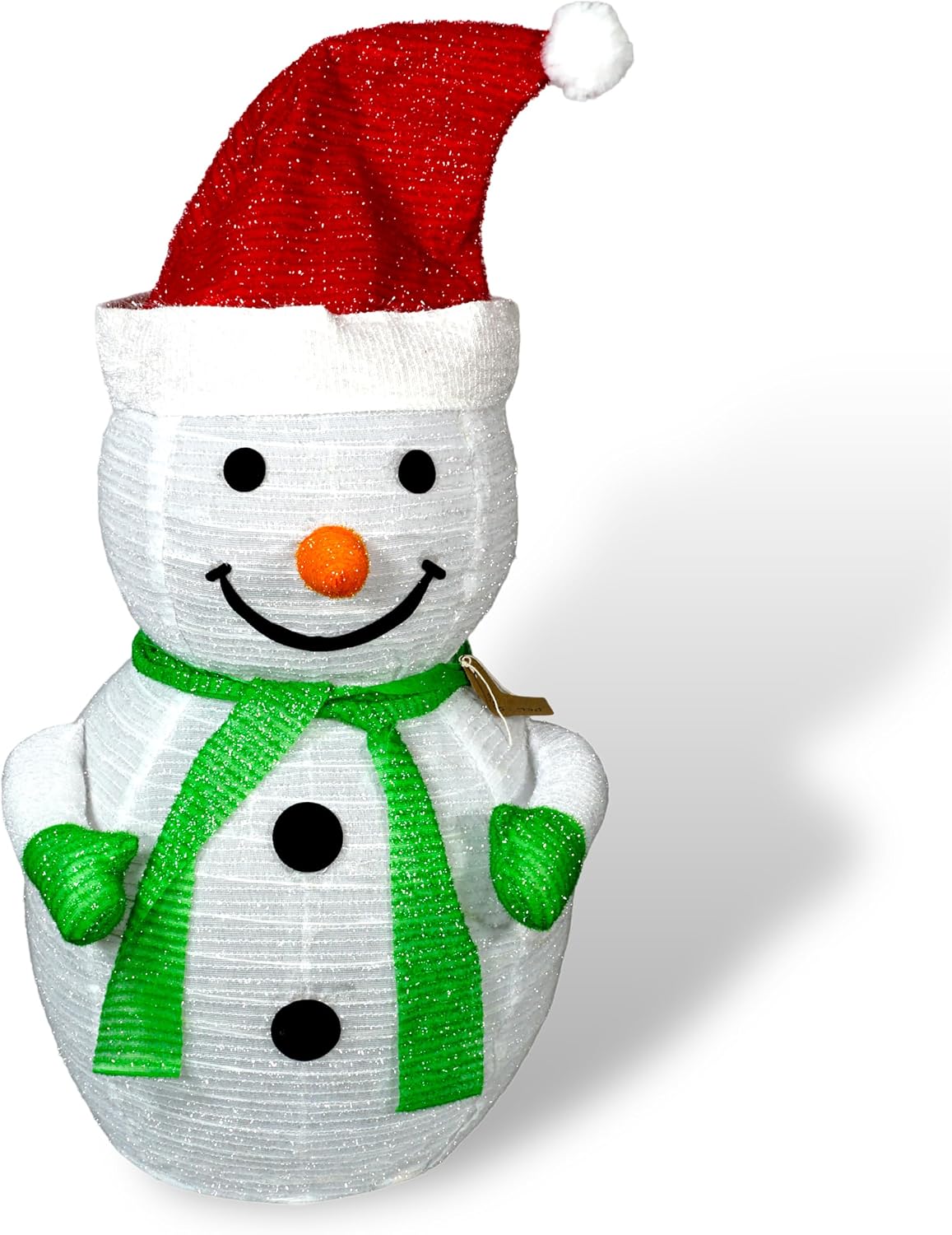 Electrovision Xmas Haus 70cm Collapsible Christmas Snowman with 45 LED Lights - GH9046