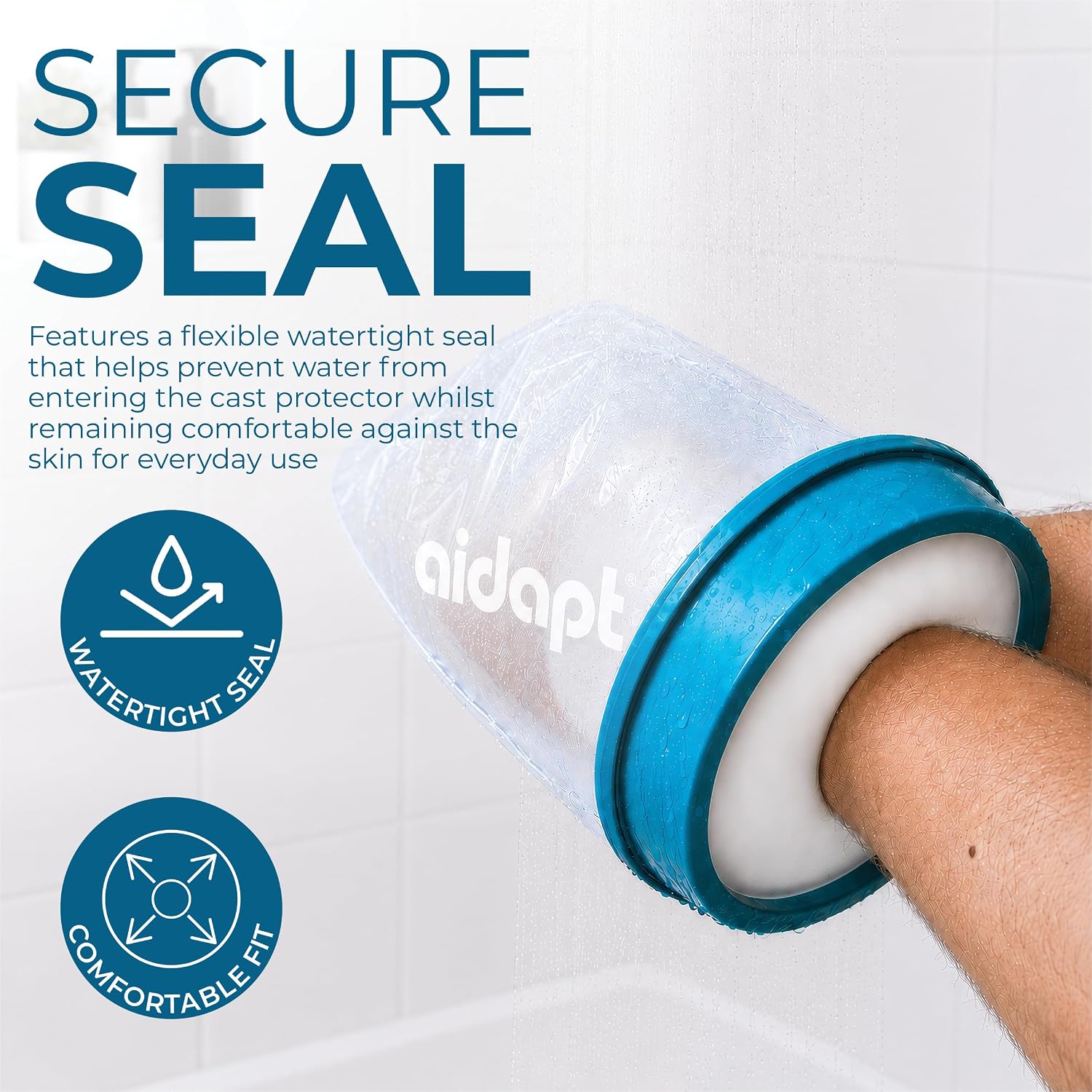 Aidapt Adult Waterproof Arm Protector for Casts & Dressings - VM200S